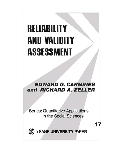 Reliability and Validity Assessment, 1st Edition
