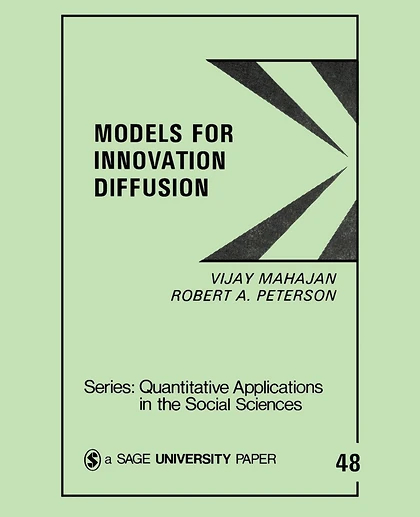 Models for Innovation Diffusion, 1st Edition