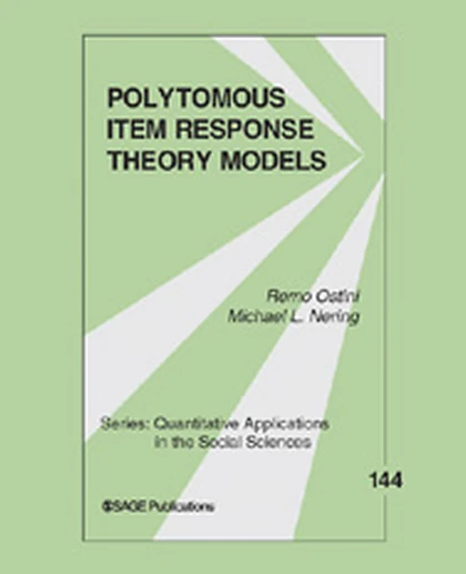 Polytomous Item Response Theory Models, 1st Edition