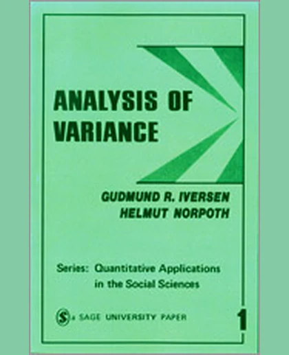Analysis of Variance, 1st Edition