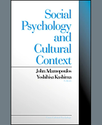 Social Psychology and Cultural Context, 1st Edition