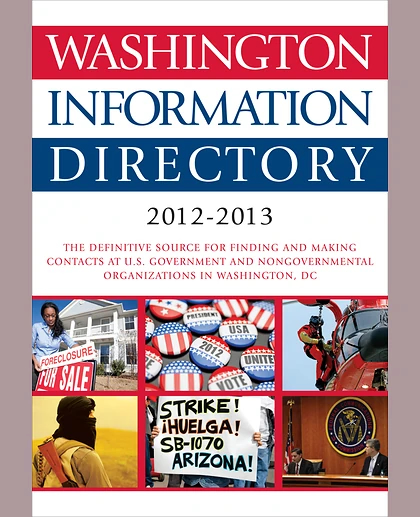 Washington Information Directory, 2012-2013