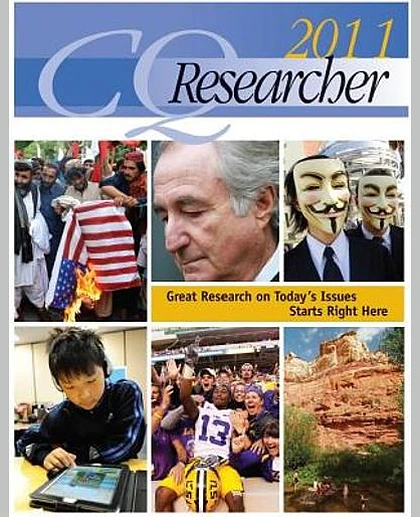 CQ Researcher: January - December 2011. Monograph.