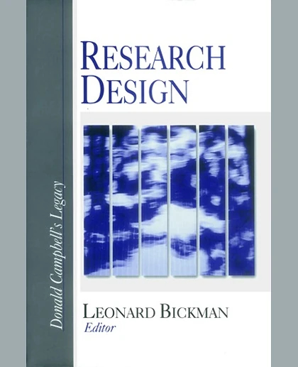 Research Design: Donald Campbell′s Legacy, 1st Edition
