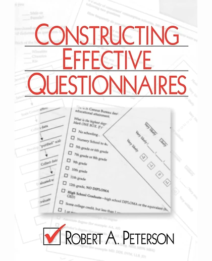 Constructing Effective Questionnaires, 1st Edition