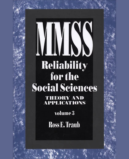Reliability for the Social Sciences: Theory and Applications, 1st Edition
