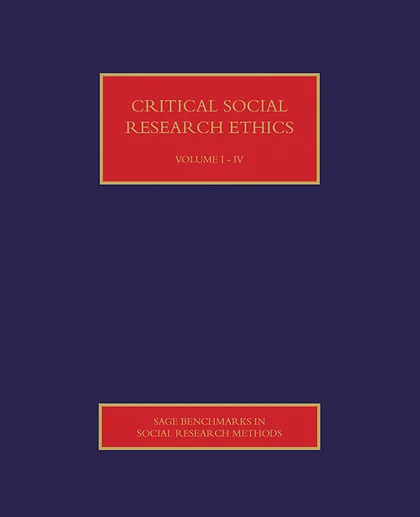 Critical Social Research Ethics, 4v, 1st Edition
