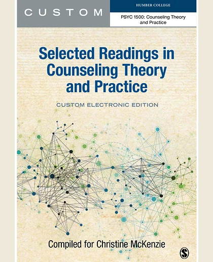 Custom: Humber College Counseling: Theory and Practice