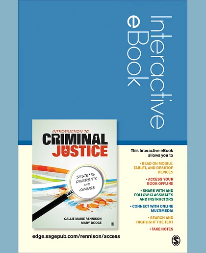 Introduction to Criminal Justice Interactive eBook Student Version: Systems, Diversity, and Change