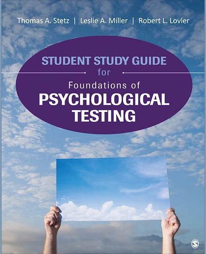 Student Study Guide for Foundations of Psychological Testing, 1st Edition