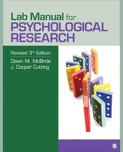 Lab Manual for Psychological Research, 3rd Edition