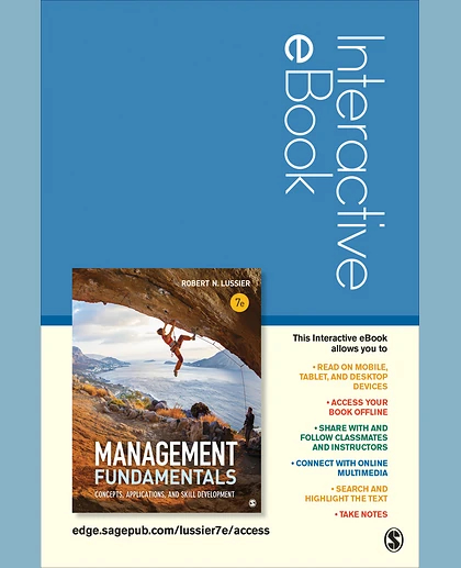 Management Fundamentals Interactive eBook Student Version: Concepts, Applications, and Skill Development