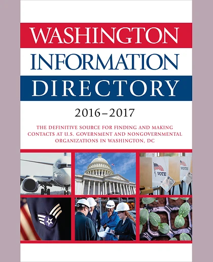 Washington Information Directory 2016-2017, 1st Edition