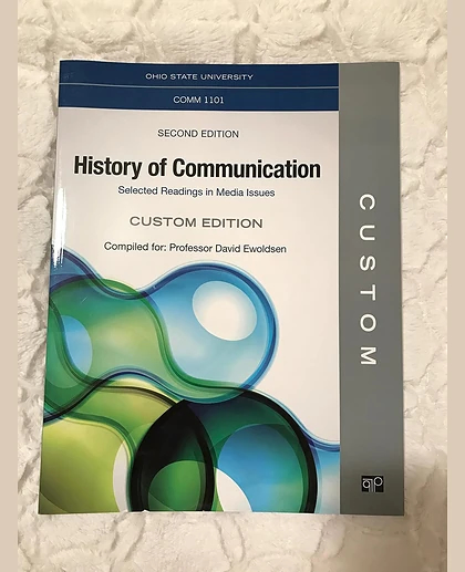 History of Communication COM 1101 Ohio State University