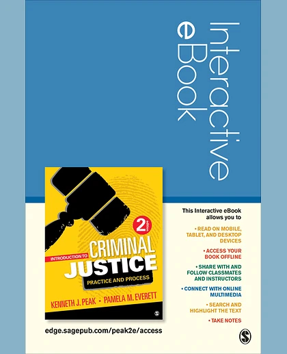 Introduction to Criminal Justice Interactive eBook Student Version: Practice and Process.