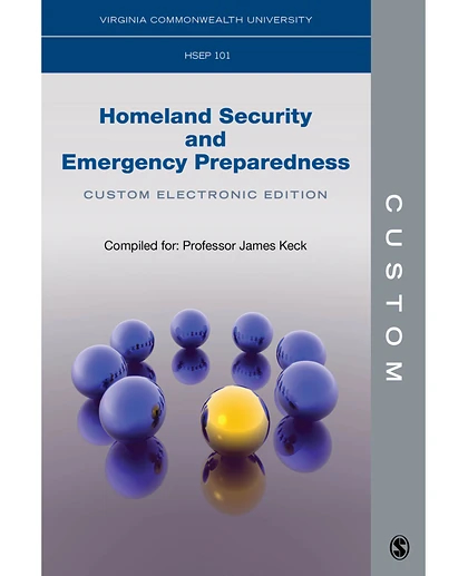 Custom: Virginia Commonwealth University Homeland Security and Emergency Preparedness HSEP 101 Custom Electronic Edition