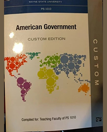American Government PS 1010 Wayne State University