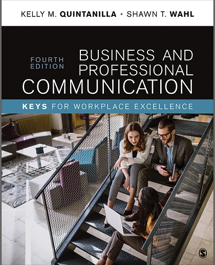 Business and Professional Communication: Keys for Workplace Excellence, 4th Edition
