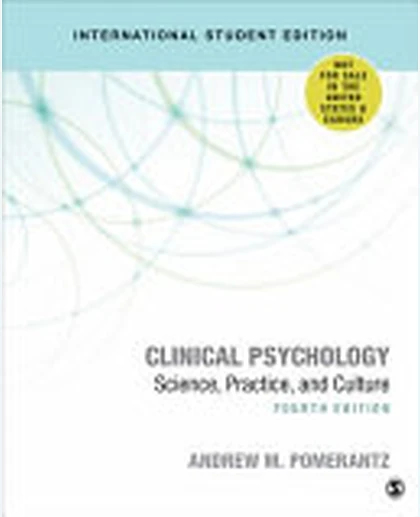 Clinical Psychology: Science, Practice, and Culture
