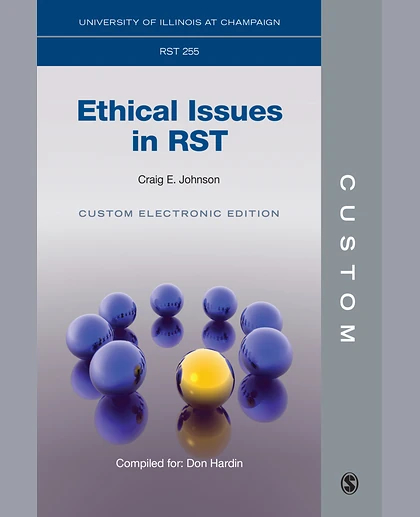 Custom: University of Illinois at Chicago RST 255 Ethical Issues in RST Custom Electronic Edition