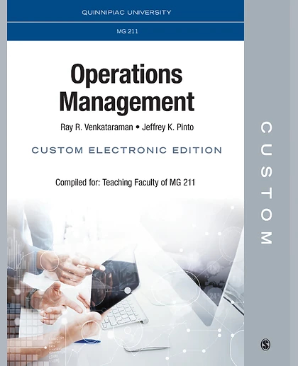 Custom: Quinnipiac University MG 211 Operations Management Custom Interactive eBook
