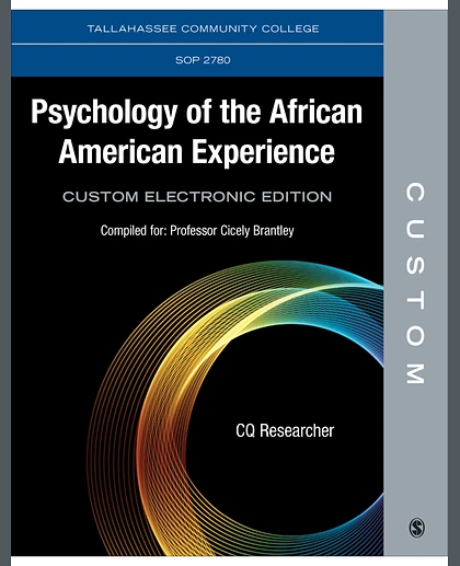 Custom: Tallahassee Community College SOP 2780 Psychology of the African American Experience Custom Electronic Edition