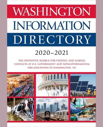 Washington Information Directory 2020-2021, 1st Edition