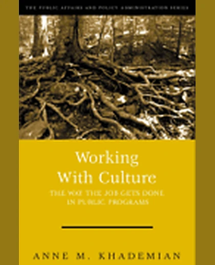 Working with Culture: The Way the Job Gets Done in Public Programs, 1st Edition