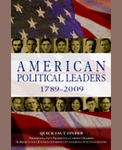 American Political Leaders 1789-2009, 1st Edition