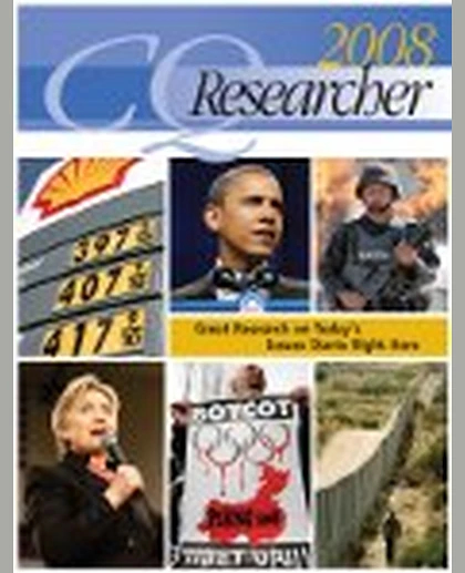 CQ Researcher Bound Volume 2008, 1st Edition