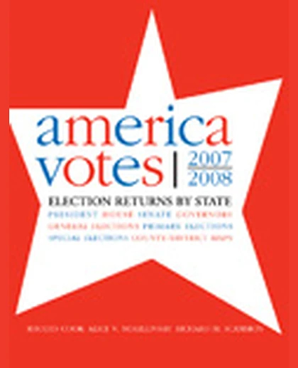 America Votes 28: 2007-2008, Election Returns by State