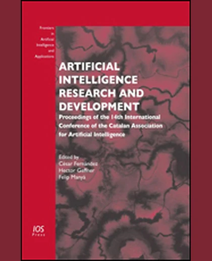 Artificial Intelligence Research and Development: Proceedings of the 14th International Conference of the Catalan Association for Artificial Intelligence, 1st Edition