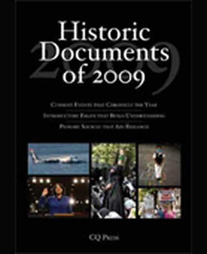Historic Documents of 2009, 1st Edition