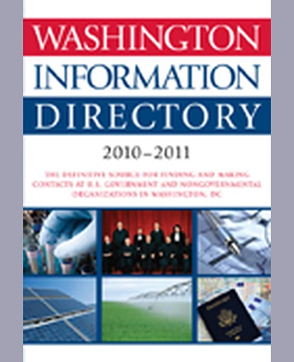 Washington Information Directory, 2010-2011, Revised Edition