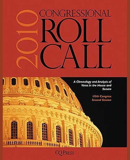 Congressional Roll Call 2010.