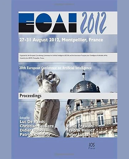 ECAI 2012: 20th European Conference on Artificial Intelligence, 27-31 August 2012, Montpellier, France Including Prestigious Applications of Artificial Intelligence (Pais-2012) Systems Demonstrations Track
