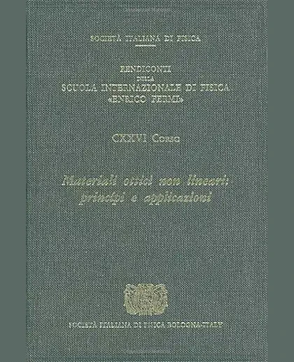 Nonlinear Optical Materials.