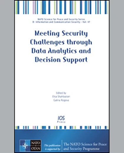 Meeting Security Challenges Through Data Analytics and Decision Support, 1st Edition