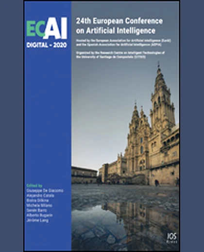 ECAI 2020: 24th European Conference on Artificial Intelligence, 29 August–8 September 2020, Santiago De Compostela, Spain – Including 10th Conference on Prestigious Applications of Artificial Intelligence (PAIS 2020), 1st Edition