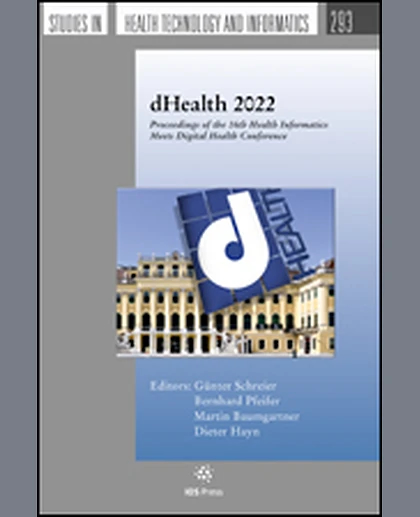 dHealth 2022: Proceedings of the 16th Health Informatics Meets Digital Health Conference, 1st Edition