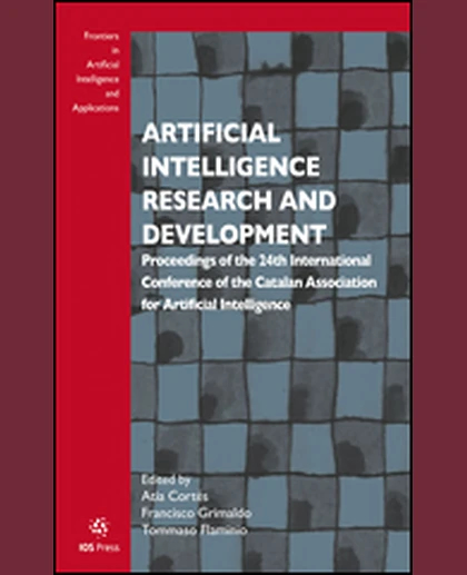 Artificial Intelligence Research and Development: Proceedings of the 24th International Conference of the Catalan Association for Artificial Intelligence, 1st Edition