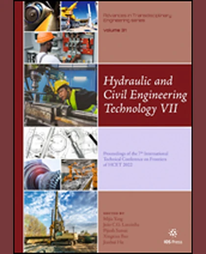 Hydraulic and Civil Engineering Technology VII: Proceedings of the 7th International Technical Conference on Frontiers of HCET 2022, 1st Edition