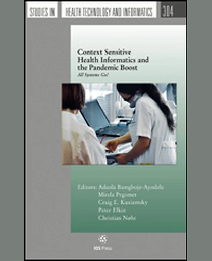 Context Sensitive Health Informatics and the Pandemic Boost: All Systems Go!, 1st Edition