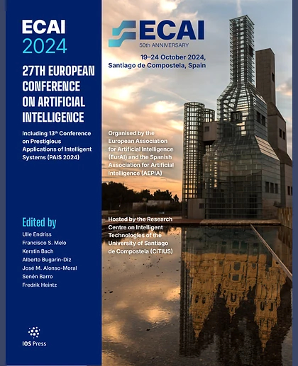 ECAI 2024: 27th European Conference on Artificial Intelligence, 19-24 October 2024, Santiago De Compostela, Spain; Including 13th Conference on Prestigious Applications of Intelligent Systems (PAIS 2024); Proceedings, 1st Edition
