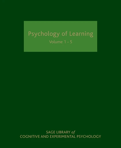 Psychology of Learning, 1st Edition