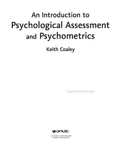 An Introduction to Psychological Assessment and Psychometrics