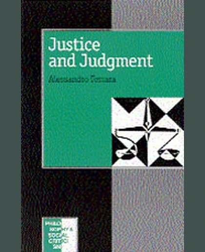 Justice and Judgement: The Rise and the Prospect of the Judgement Model in Contemporary Political Philosophy, 1st Edition