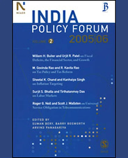 India Policy Forum. Volume 2, 2005/06