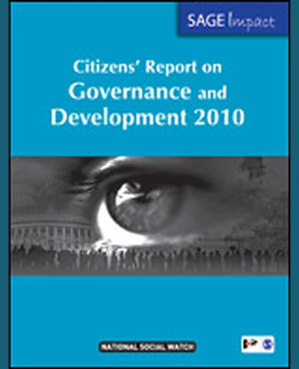 Citizens' Report on Governance and Development 2010.