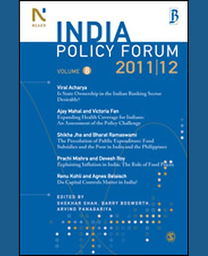 India Policy Forum 2011-12.
